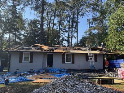 Damaged Roof Replacement