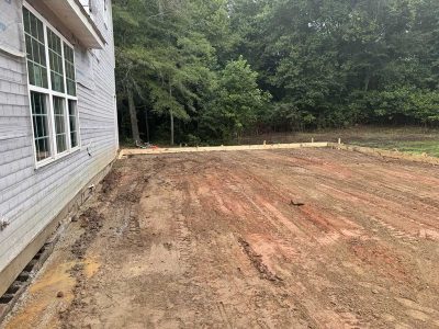 Ground Level Deck Construction