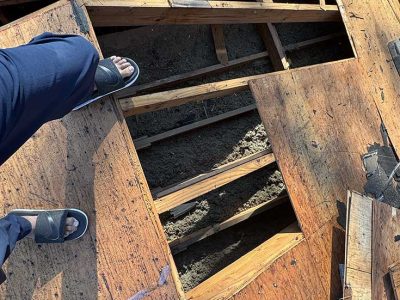 Roof Sheathing Installation